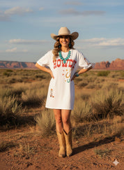 Howdy Y'all Oversized Graphic TeeS/M