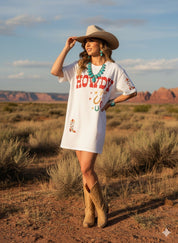 Howdy Y'all Oversized Graphic TeeS/M