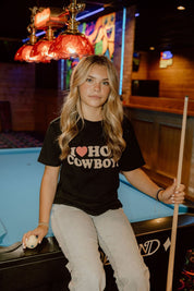 I Love Hot Cowboys Graphic TeeS
