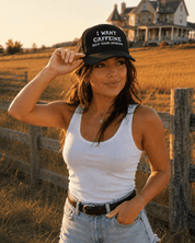 I Want Caffeine Not Your Opinion Trucker Hat