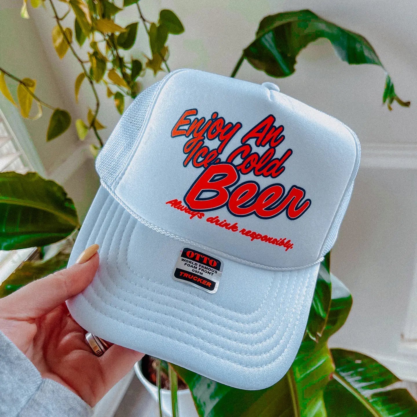 Iced Cold Beer Summer Trucker Hat