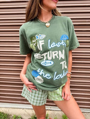If Lost Return to the Lake Graphic TeeS