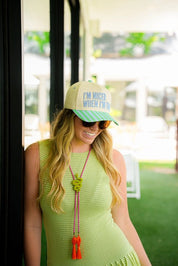 I'm Nicer When I'm Tan Embroidered Trucker Hat
