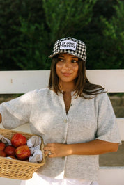 In Good Company Gingham Patch Trucker Hat