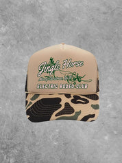 Jingle Horse Electric Rodeo Camo Trucker Hat