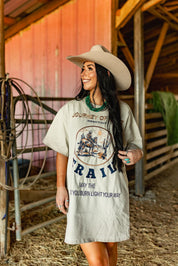 Journey Of West Graphic Tee DressS