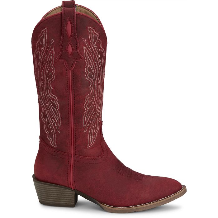 Justin Renie Red Western Boots - Sz 77
