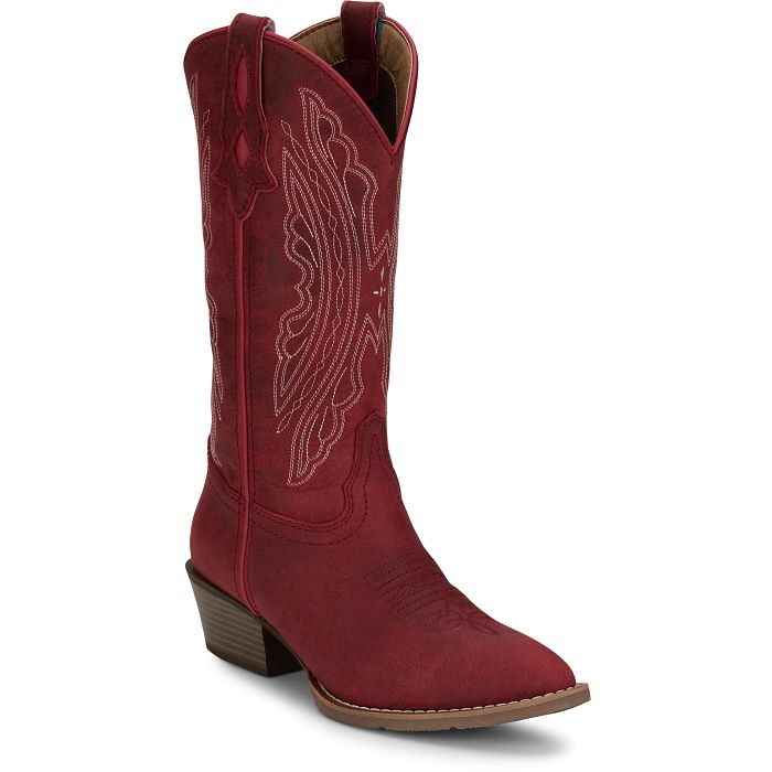 Justin Renie Red Western Boots - Sz 77
