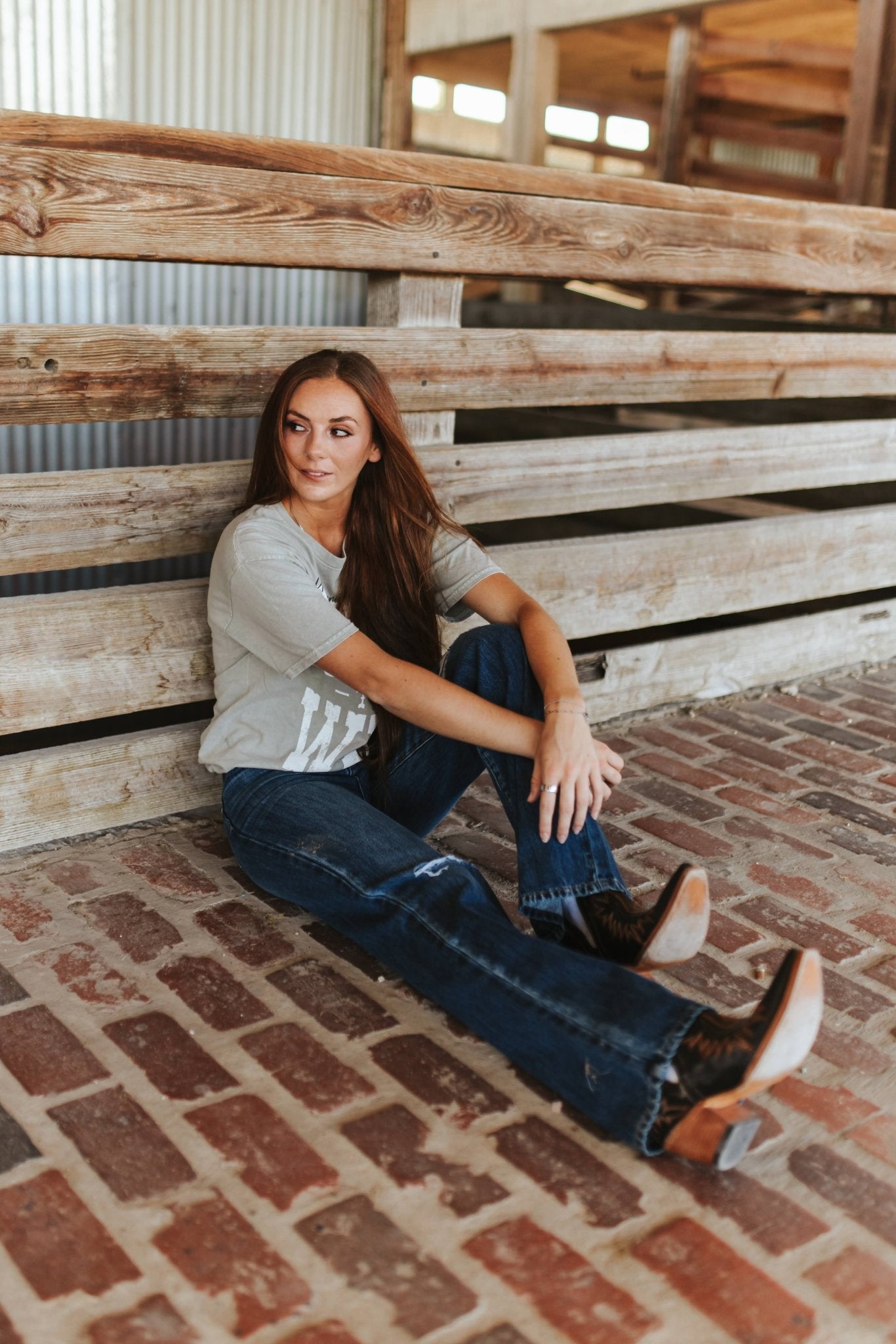 KanCan High-Rise Distressed Knee Bootcut Jeans1