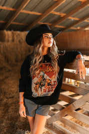 Kick Dust Cowboy Graphic SweatshirtS
