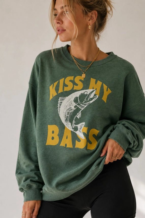 Kiss My Bass Graphic SweatshirtSM
