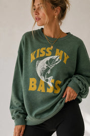 Kiss My Bass Graphic Sweatshirt