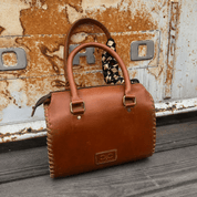 Lady Luck Tooled Leather Handbag