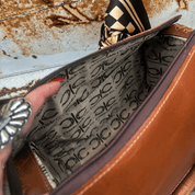 Lady Luck Tooled Leather Handbag
