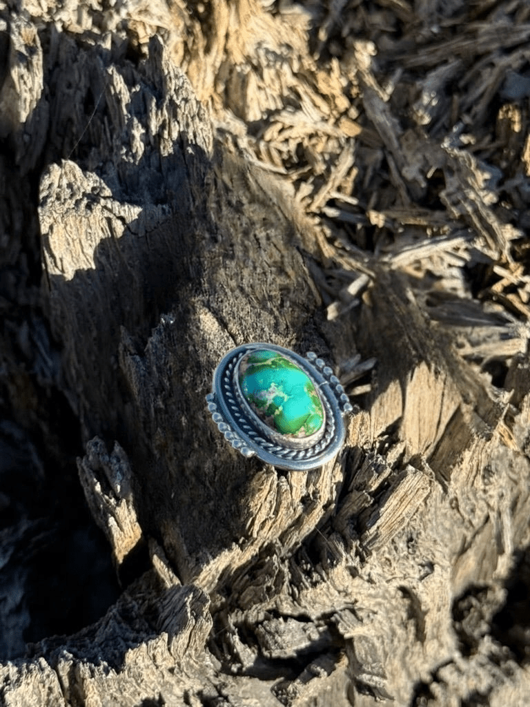 Large Sonoran Turquoise Oval Ring6