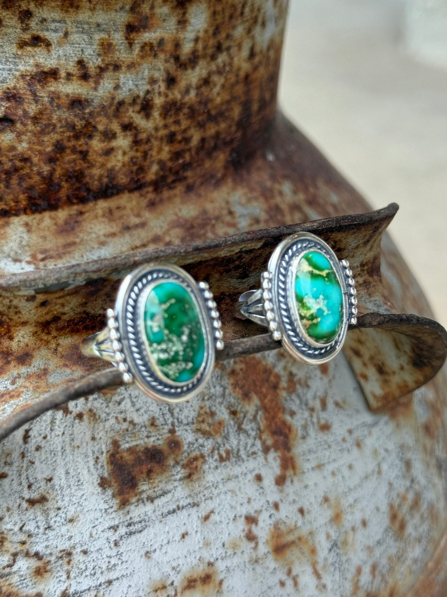 Large Sonoran Turquoise Oval Ring6