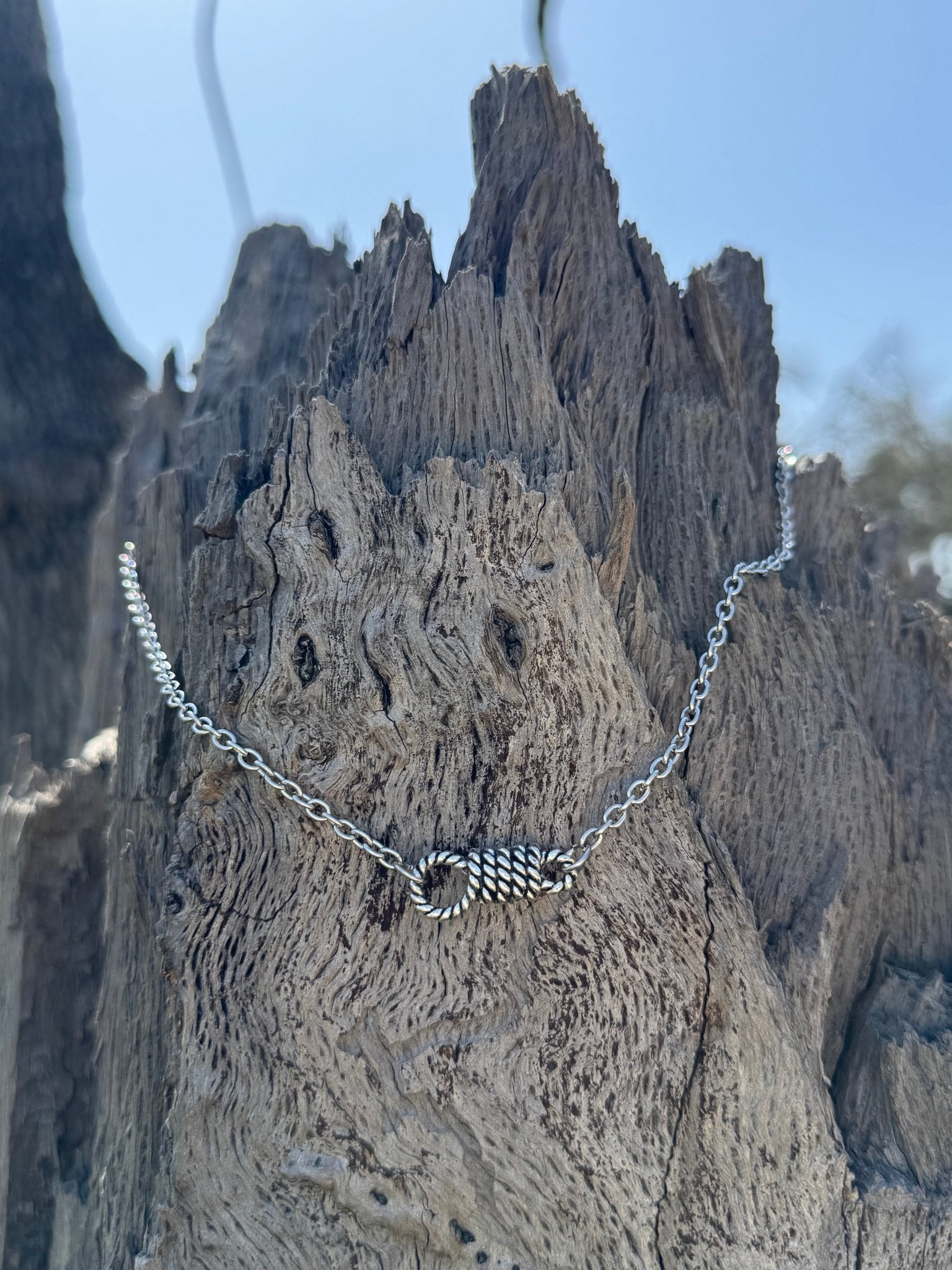 Lasso Rope Pendant Necklace