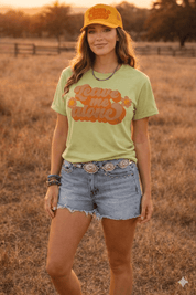 Leave Me Alone Retro Flower Graphic TeePistachioS
