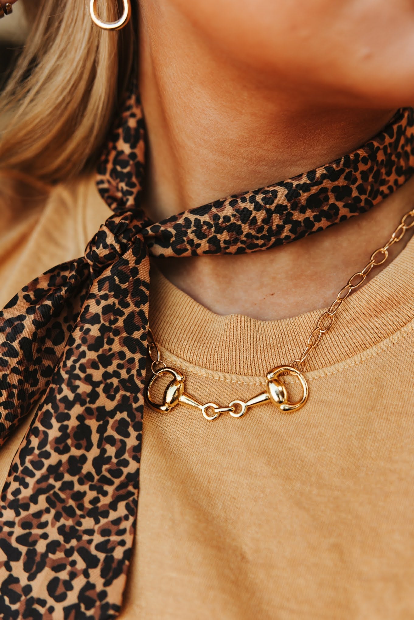 Leopard Bandana Twilly Scarf