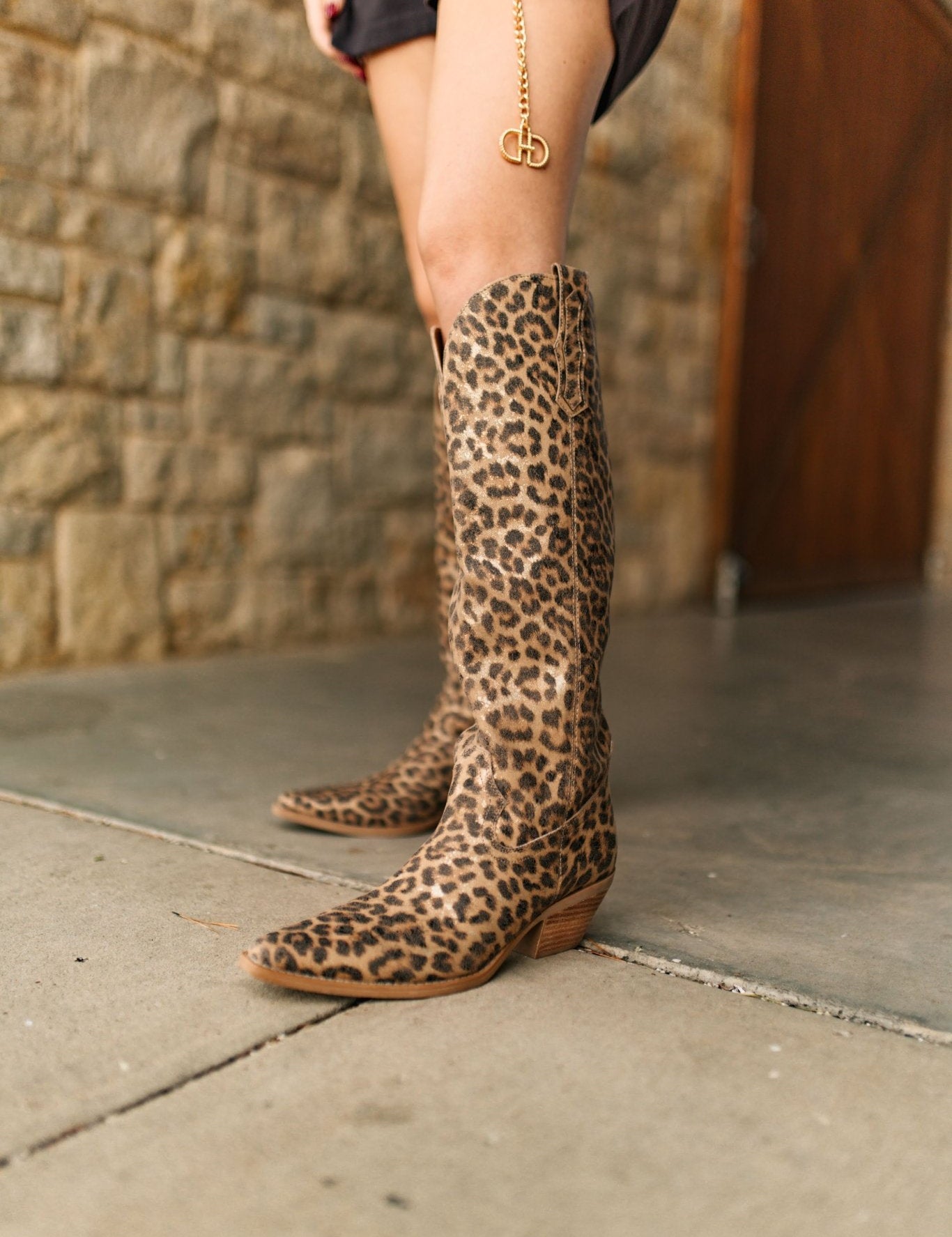 Leopard Print Tall Boots6