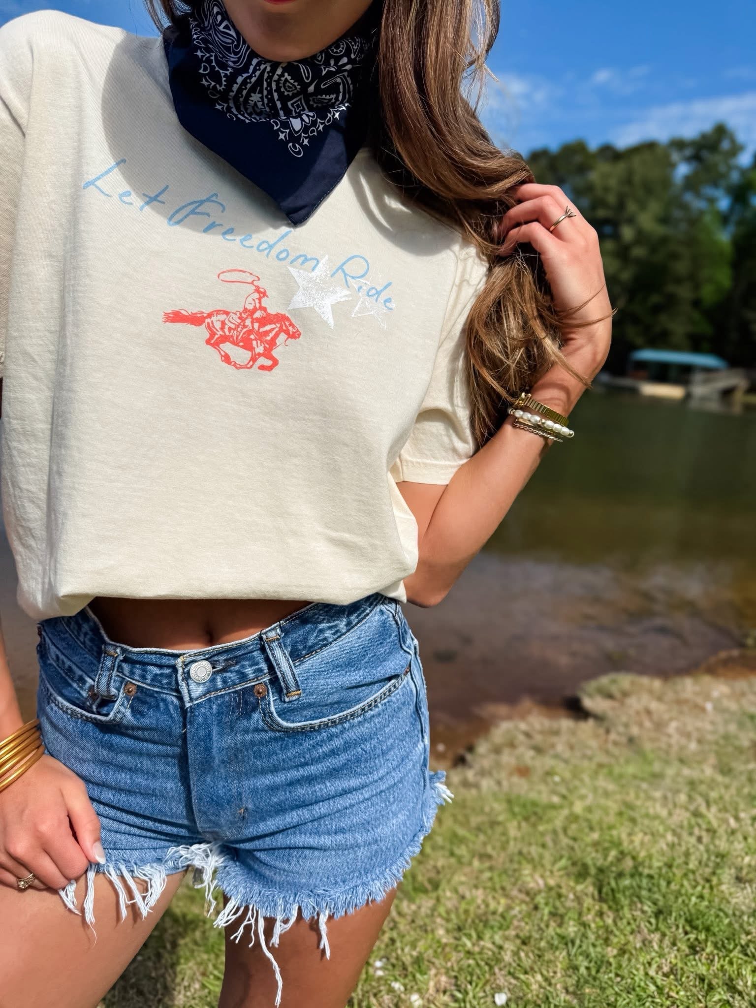Let Freedom Ride Graphic TeeS