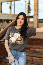 Let's Rodeo Bull Rider Graphic TeeS