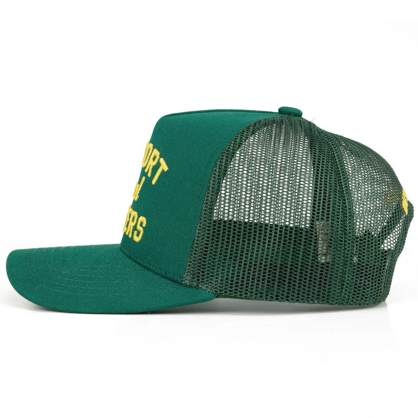 Support Local Farmers Embroidered Trucker HatGreen