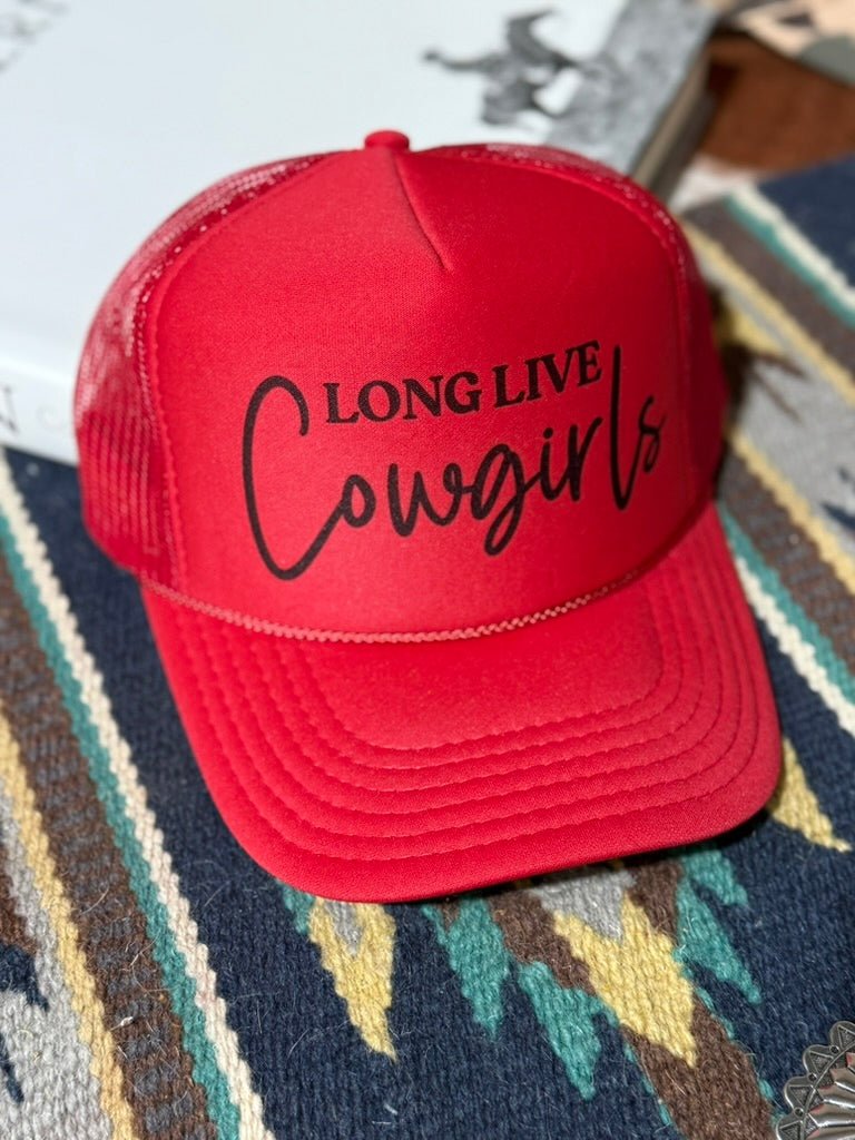 Long Live Cowgirls Trucker HatRed
