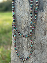 Long Multicolor Beaded Necklace