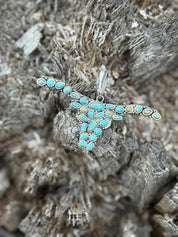 Longhorn Turquoise Stone Pendant