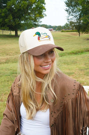 Lucky Duck Embroidered Trucker Hat