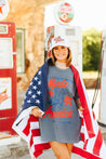 Made In America Oversized Graphic TeeXS/S