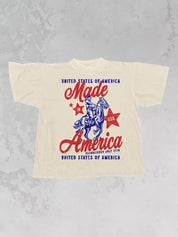 Made In America Oversized Graphic TeeBlue JeanXS/S