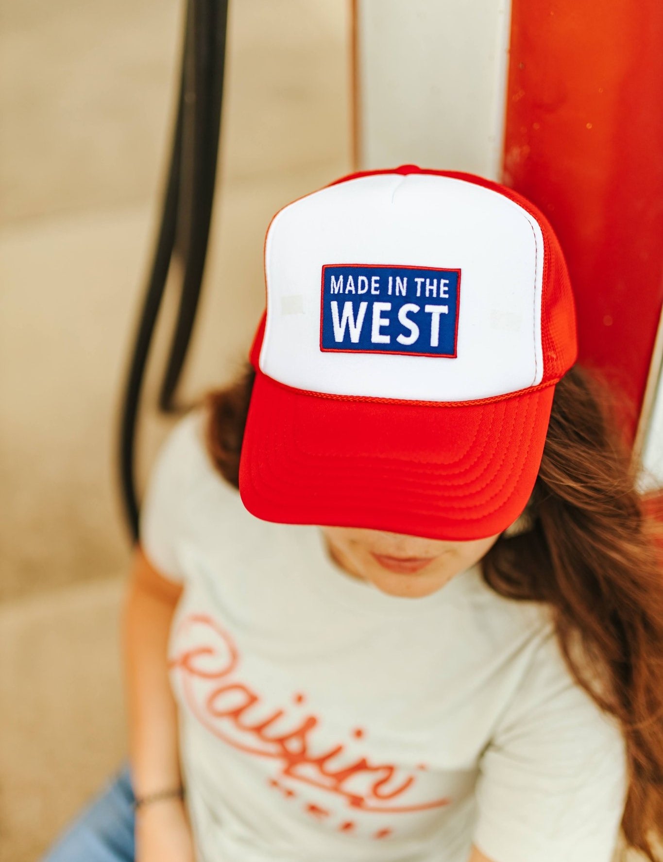 Made In The West Trucker HatRedOS