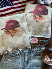 MAGA Santa Graphic TeeCementS