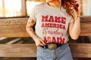 Make America Cowboy Again Stars Graphic TeeCementS