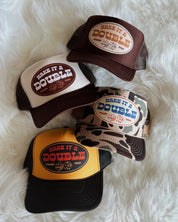 Make It A Double Camo Trucker Hat