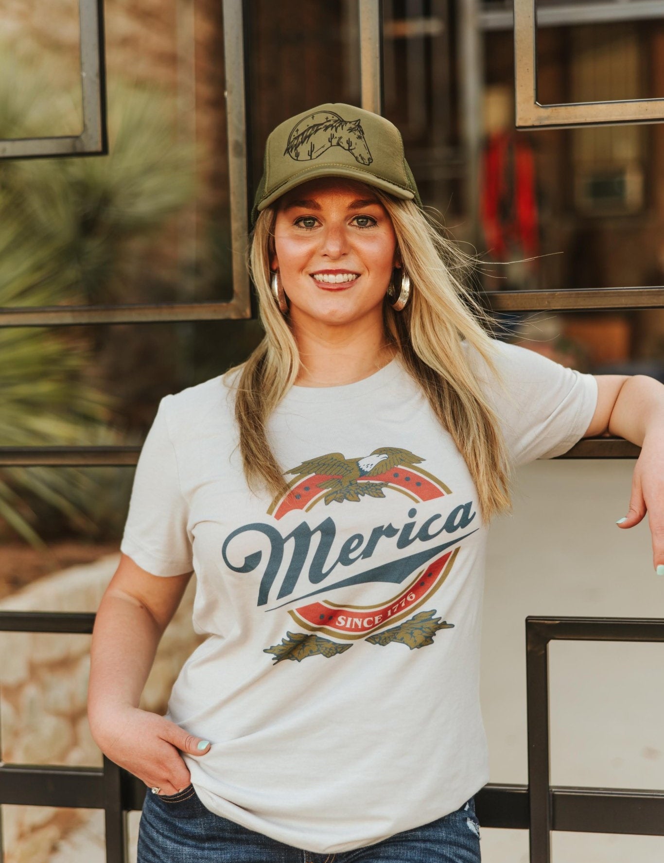 Merica Beer TeeCool GreyXS