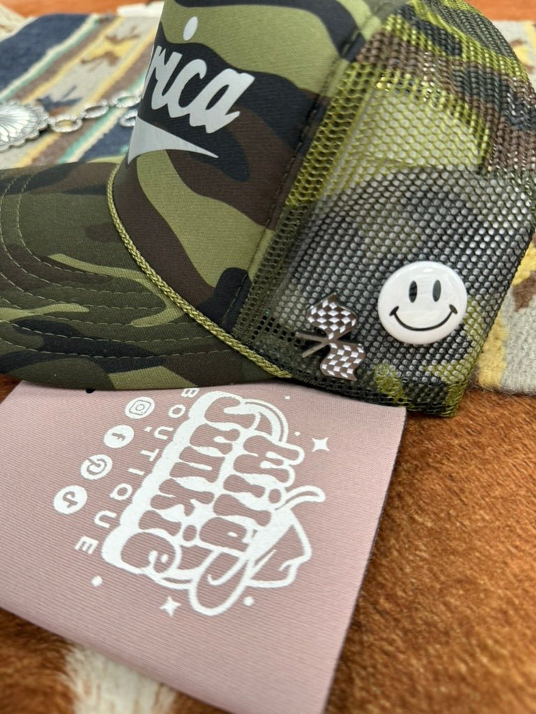 Merica Camo Trucker Hat