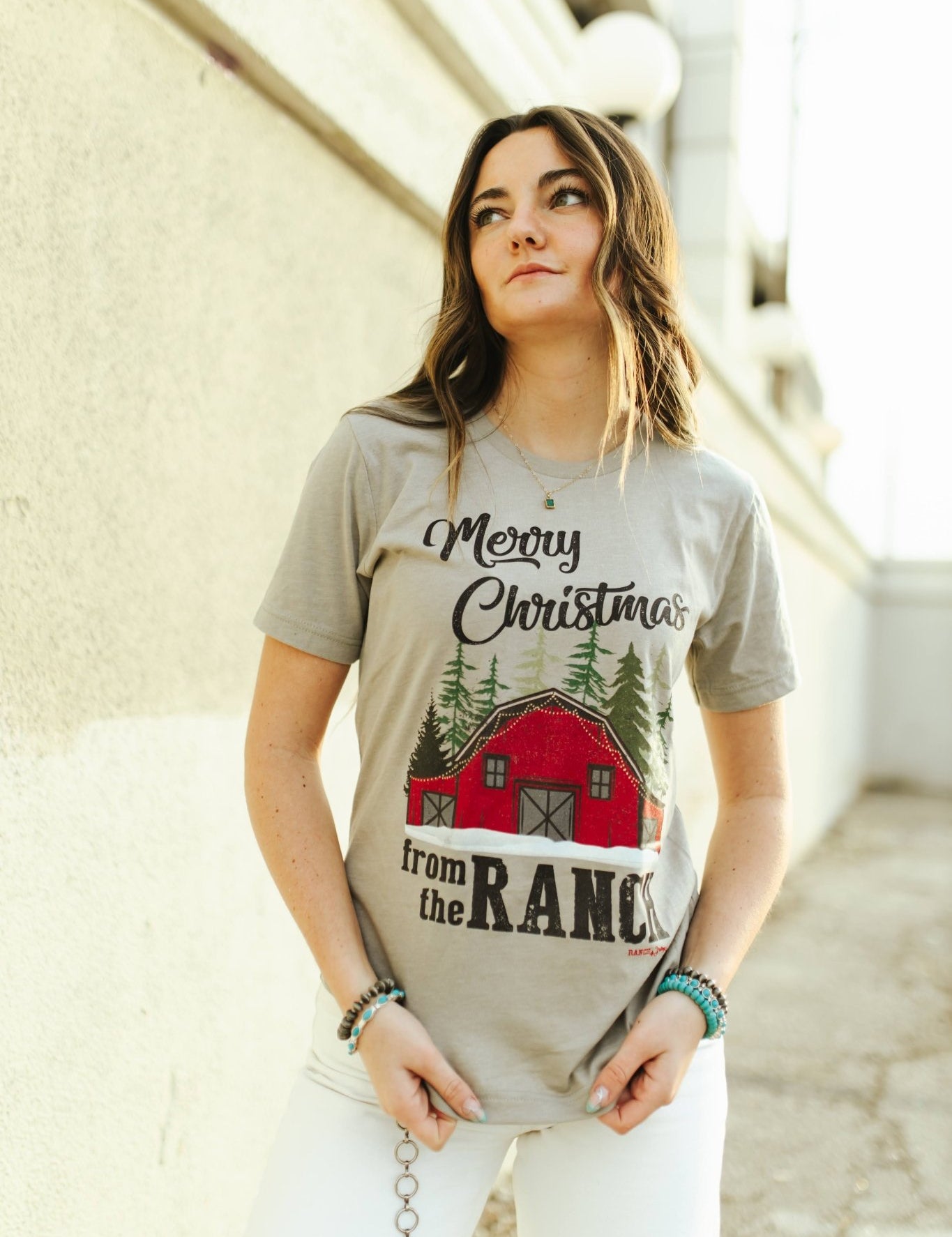Merry Christmas From The Ranch Graphic TeeS