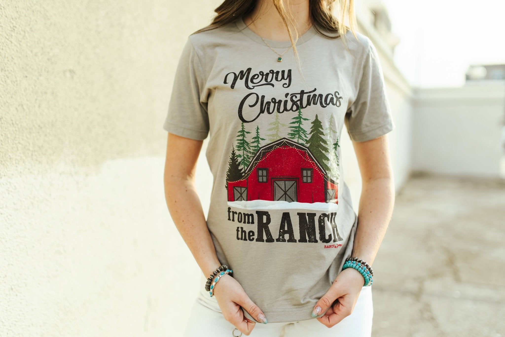 Merry Christmas From The Ranch Graphic TeeS
