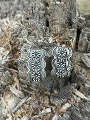 Midnight Garden Half Hoop Earrings