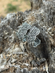 Midnight Garden Half Hoop Earrings