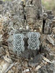 Midnight Garden Half Hoop Earrings