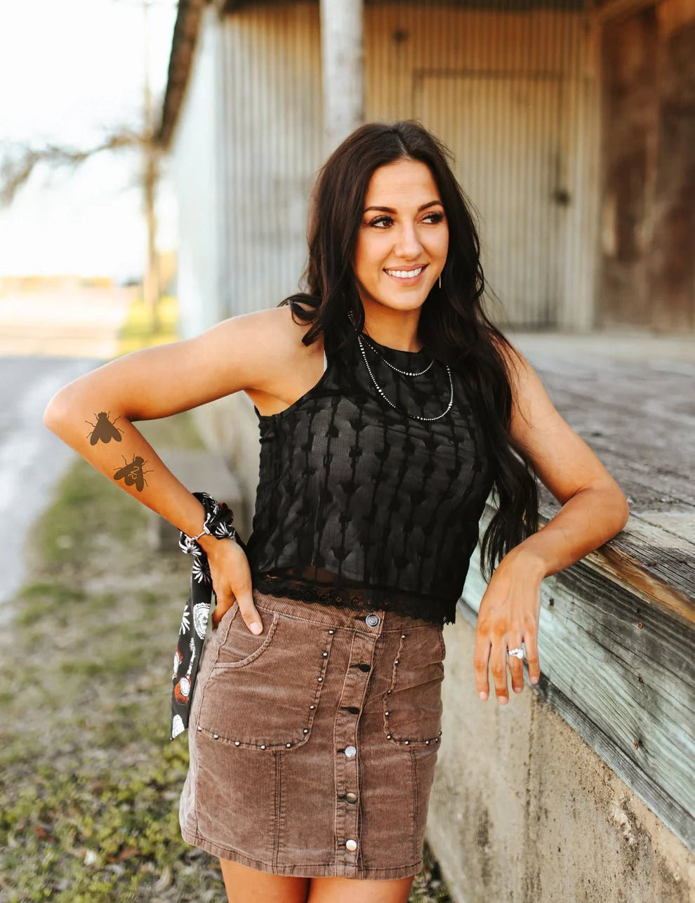 Midnight Lace Tank TopS