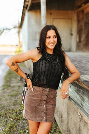 Midnight Lace Tank TopS