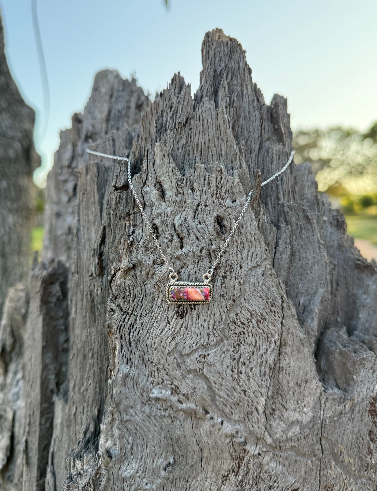 Mini Authentic Dahlia Bar Chain Necklace