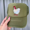 Mother Clucker Fluffy Embroidered Trucker Hat