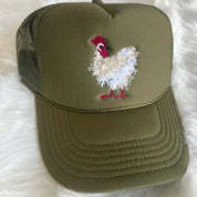 Mother Clucker Fluffy Embroidered Trucker Hat
