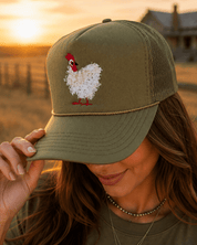 Mother Clucker Fluffy Embroidered Trucker Hat